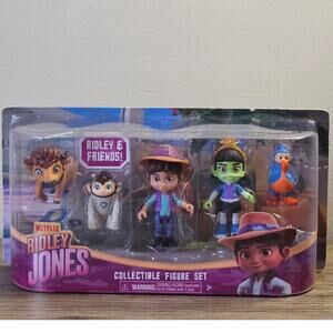 Ridley Jones Collectible Figure Set: Mini Figures Five Characters NWT